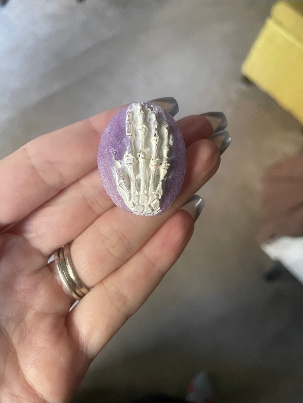 Handmade Skeleton Hand Magnet